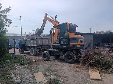 кладка печки: Услуги колесного экскаватора Hyundai 55W-2 с гидравлическим отвалом и — 2