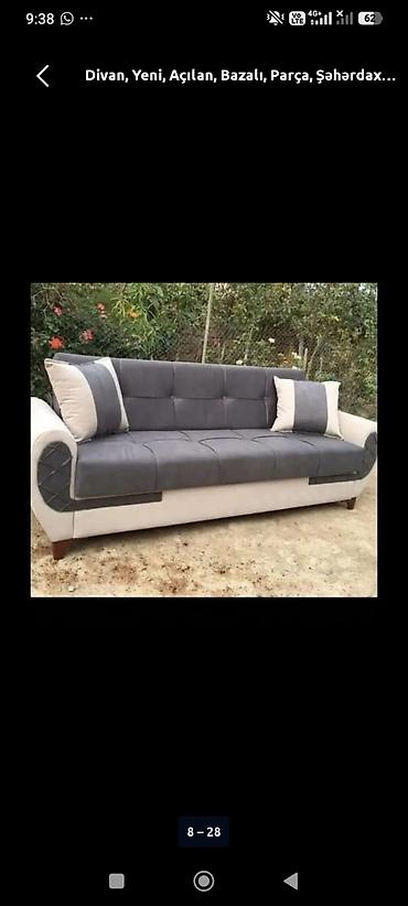 divan olcusu: Divan, Qonaq otağı üçün, Bazalı, Açılan — 1