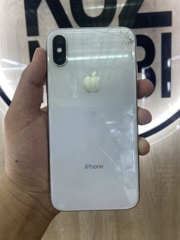 телефоны айфон х: IPhone X, 64 ГБ, Серебристый, 78 %