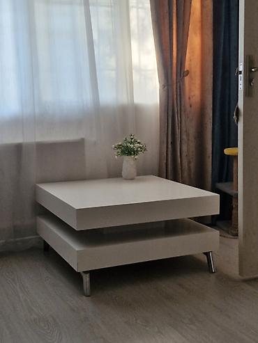 masa transformatoru: Kvadrat masa, Açılmayan, Təkərsiz, Parlaq laminat — 1