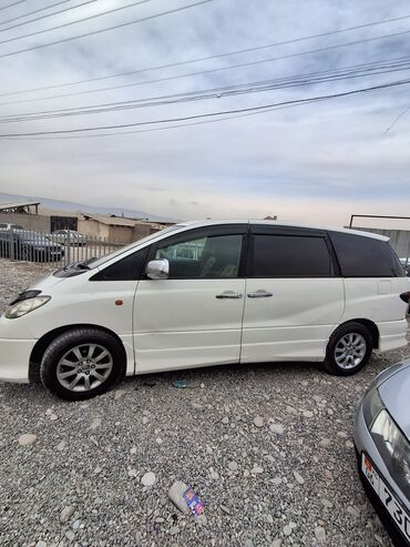 Toyota: Toyota Estima, правый руль, белый минивэн. Основные особенности: - — 4