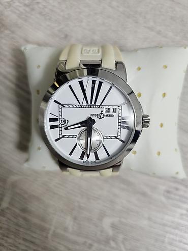 saat gumuş: Ulysse Nardin kişi qol saatı - Korpus: paslanmayan polad, parlaq — 2