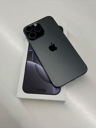 IPhone 16 Pro, Б/у, 256 ГБ, Черный, Коробка, 94 %