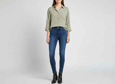 zalando koszule z jedwabiu naturalnego: H&M, Koszula damska, rozmiar XS