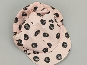 legginsy dla dziewczynki 104: Czapka z daszkiem, H&M, 3-6 m, stan - Dobry