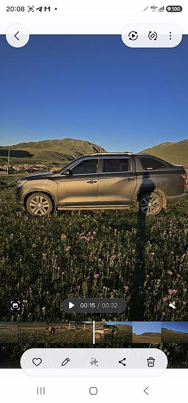 трекер машина цена бишкек: Ssangyong Actyon Sports: 2018 г., 2.2 л, Автомат, Дизель, Пикап — 4