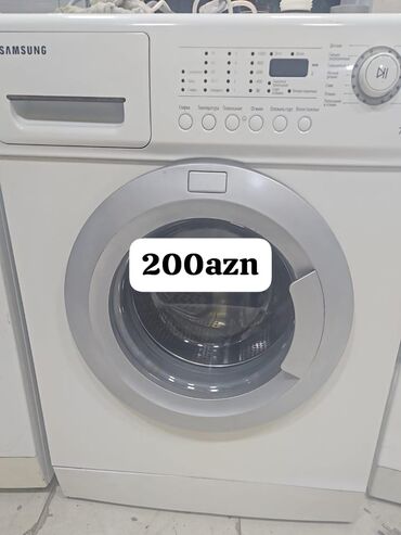 Soyuducular: Samsung paltaryuyan maşın – ön yükləməli, ağ korpus. Xüsusiyyətlər: -