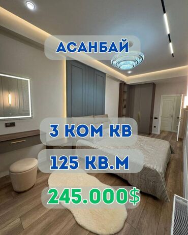 3комнатный: 3 комнаты, 125 м², Элитка, 5 этаж, Евроремонт