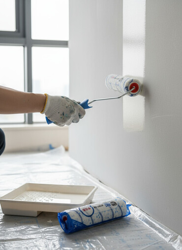 швабра с системой отжима: Набор валиков для покраски с ручкой. Валики имеют ворс средней длины и