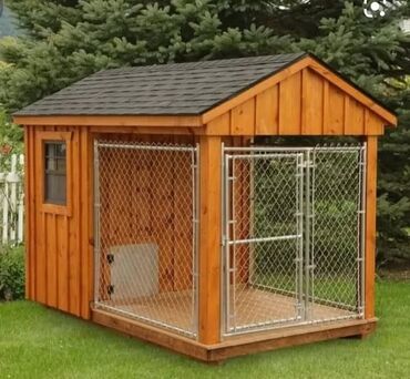 Yuvalar: Açıq havada istifadə üçün taxta toyuq damları və voliər komplektləri — 9