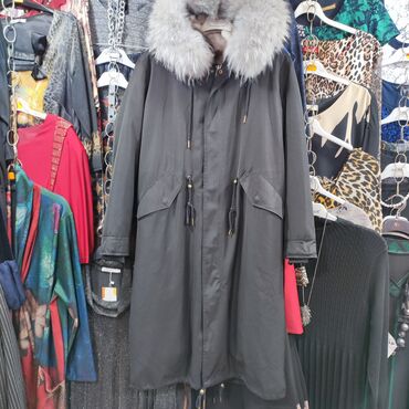 куртка парка женская зимняя: Парка, L (EU 40)