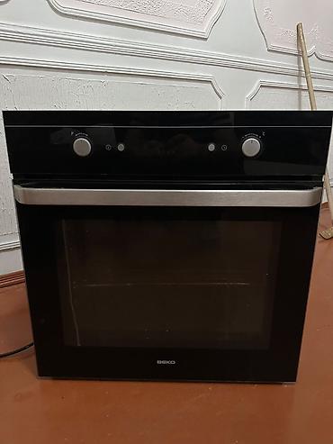 Beko quraşdırılma tipli elektrik sobası - İnoks tutacaq və qara şüşə