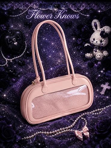 прозрачный чехол: Сумка Flower Knows нежно розовая ita bag с прозрачной панелью для — 1