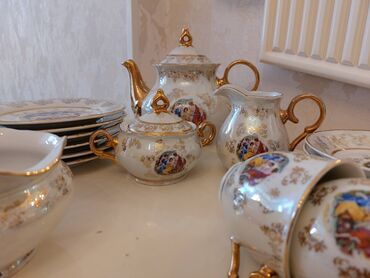 Çay dəstləri və servizlər: Çay dəsti, 6 nəfərlik, Çexiya — 4