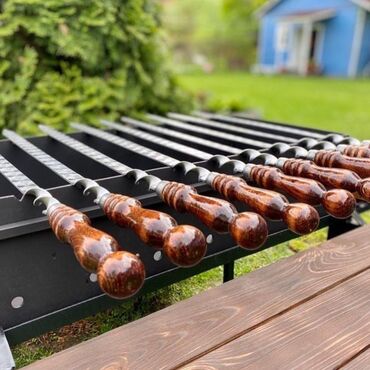 Şişlər: Təmiz nerj şişlər 70 sm taxta qulp. Paslanmaz şişlər həm tikə həm — 11