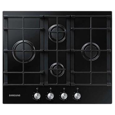 wok: Газовая печь, Samsung, Новый, Встраиваемая, цвет - Черный, Рассрочка — 10