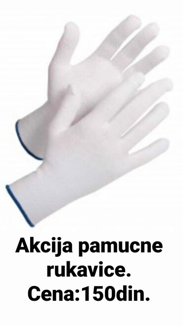 ženske rukavice elegantne: Akcija pamucne rukavice iz uvoza