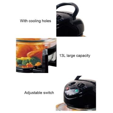 Бытовые фритюрницы: Галогенная конвекционная печь SOKANY с цифровым управлением — 4