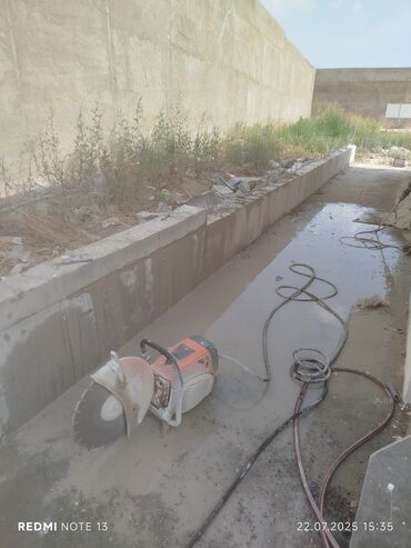 Beton işləri: Səssiz tozsuz səliqəli kəsim. Beton katlavan monolit kubik -da lalafo.az — 26 Beton işləri: Səssiz tozsuz səliqəli kəsim. Beton katlavan monolit kubik — 26