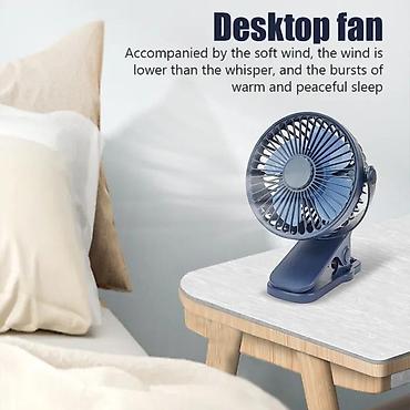 ventilator mini: Portativ Mini Klipsli Ventilyator USB Şarjlı 15sm 3 pərli . ❄️ — 4