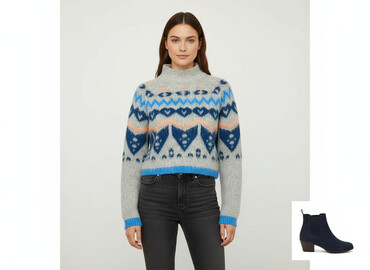 rick and morty sweter: Noisy May, Светр жіночий, розмір M