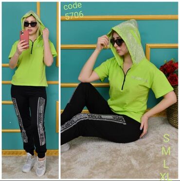 İdman geyimləri: Türk qadın geyimləri. Yüksək keyfiyyətli. Qaşli sport dəstlər. Premium — 12