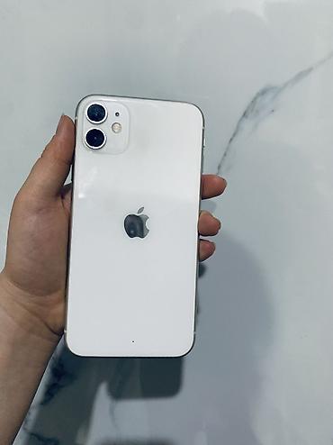 Apple iPhone: IPhone 11, Б/у, 128 ГБ, Белый, Чехол, 73 % — 5