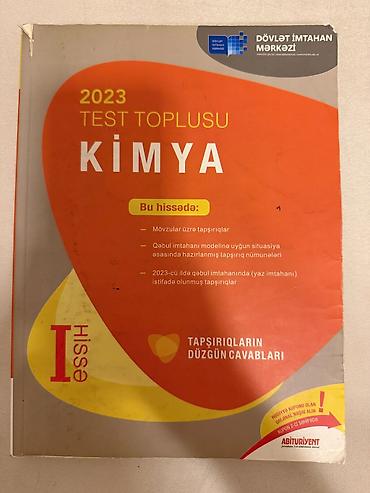 array informatika test toplusu pdf: Məhsul: “2023 Test Toplusu – Kimya” (DİM), I və II hissə — 1