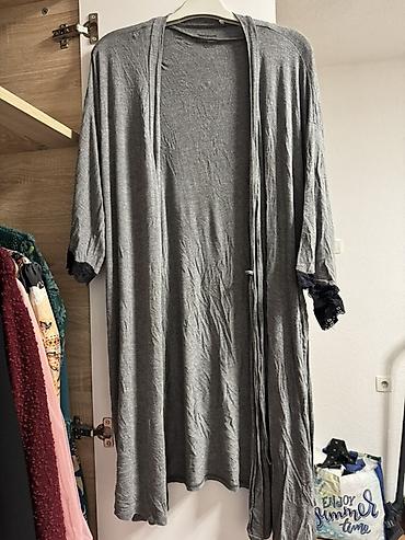 Sivi ženski kućni ogrtač/kimono Manguun - Brend: Manguun - Veličina