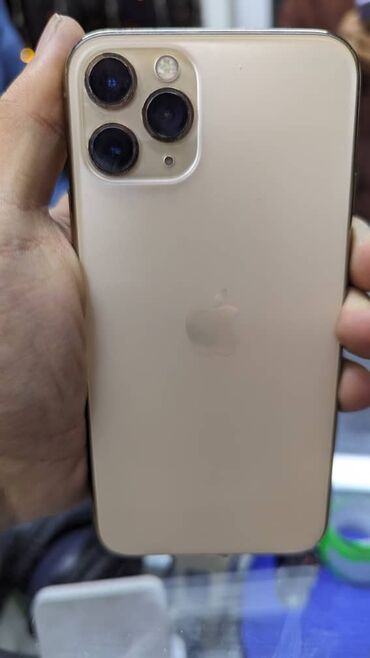 Apple iPhone: IPhone 11 Pro, Б/у, 256 ГБ, Matte Gold, 77 %