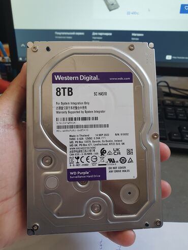 жесткий диск: Маалымат алып жүрүүчү, Жаңы, Western Digital (WD), HDD, 5 ТБдан көп, 3.5", ПК үчүн