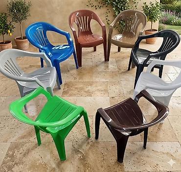 plastik stol stul qiymetleri: Yeni, Dördbucaq masa, 6 stul, Açılan, Stullar ilə, Plastik — 5