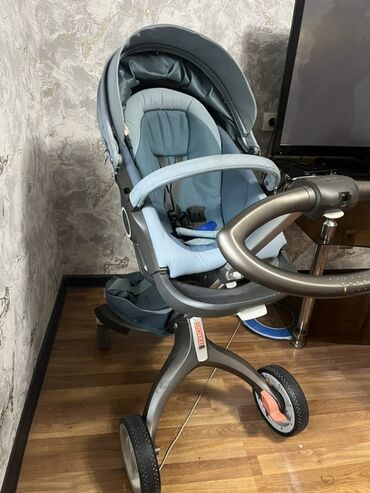 детская коляска prego: Коляска, цвет - Голубой