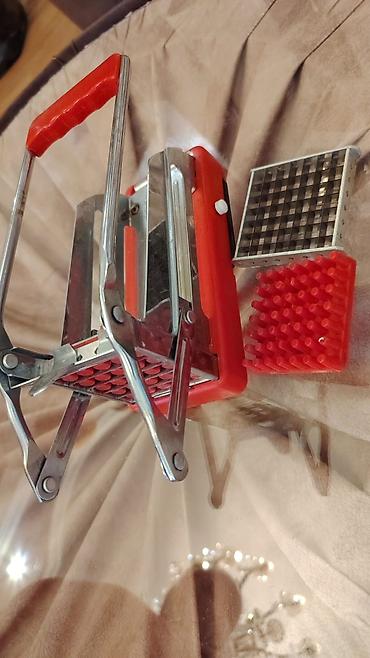 silikon qelib: Kartof fri kəsici – əl ilə işləyən pres tipli doğrayıcı - Material — 3