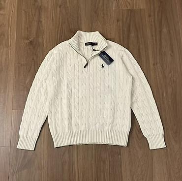 geyımler: Sviter, Ralph Lauren, L, rəng - Ağ — 1