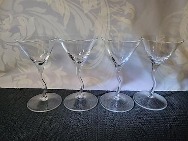 koktel set: Case kristal,z-stem"za zestoko pice iz 1980/90ih.god. Case za — 8