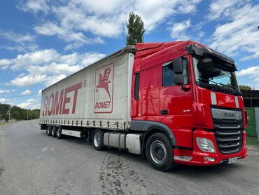 наклейка на авто: Daf xf106 480,коробка автомат с ретардой,прицеп 105-ка мосты саф