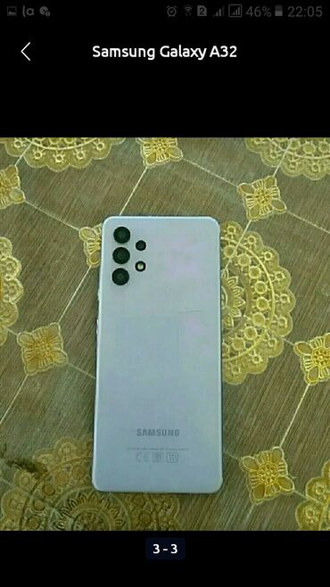 Samsung: Samsung Galaxy A32, 64 GB, rəng - Bənövşəyi, İki sim kartlı