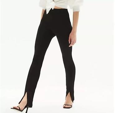 push up helanke: Qadın şalvar-leggins - Rəng: qara - Kəsim: dar/super-skinny siluet — 1