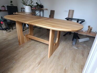 polovni bracni kreveti iz uvoza нови сад: Trpezarijski sto HRAST puno drvo Dimenzija 150x90 +50cm Izrada