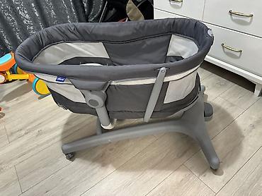 Другие товары для новорождённых: Детская многофункциональная люлька/шезлонг Chicco (серо-белый) - — 4