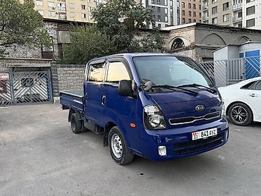 гегант бортовой: Продается Kia Bongo 3 дубль кабина Синий цвет, удобная машина для — 2