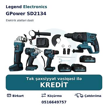 drel dəsti: Elan başlığı: Elektrik alətlər dəsti GPower SD2134 Elektrik alətləri — 1