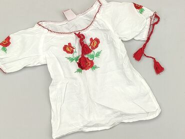 zielone bluzki: Blouse, 9-12 months, condition - Very good