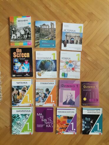Knjige, časopisi, CD i DVD: Udzbenici za 1.razred gimnazije