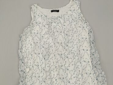 bluzki białe w kwiaty: Bluzka Damska, L, stan - Bardzo dobry