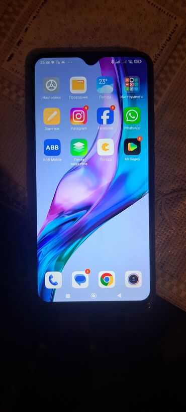 аккумулятор 12в 7а ч: Xiaomi Redmi 9, 64 ГБ, цвет - Черный, 
 Сенсорный, Отпечаток пальца, Две SIM карты