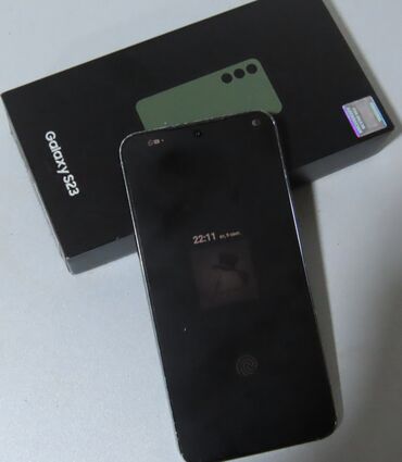 Samsung: Samsung Galaxy S23, 256 GB, rəng - Yaşıl, Sensor, Barmaq izi, Simsiz şarj