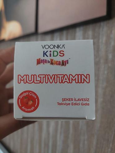 doğal taş: Voonka Kids “Maşa ile Koca Ayı” Multivitamin – uşaqlar üçün çeynənən — 2