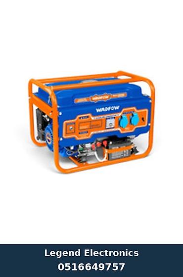 Elan başlığı: Benzin generatoru YB-004 5/12 kW Elan mətni: Benzin